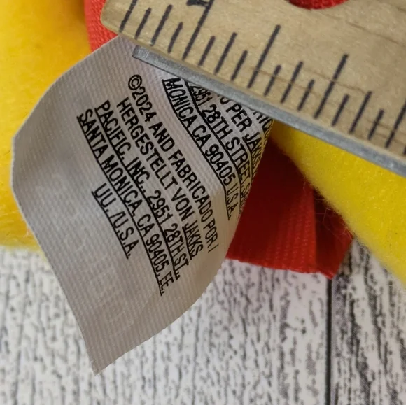 Lisa Simpson Yellow and Red Stuffed Toy - Picture 6 of 6